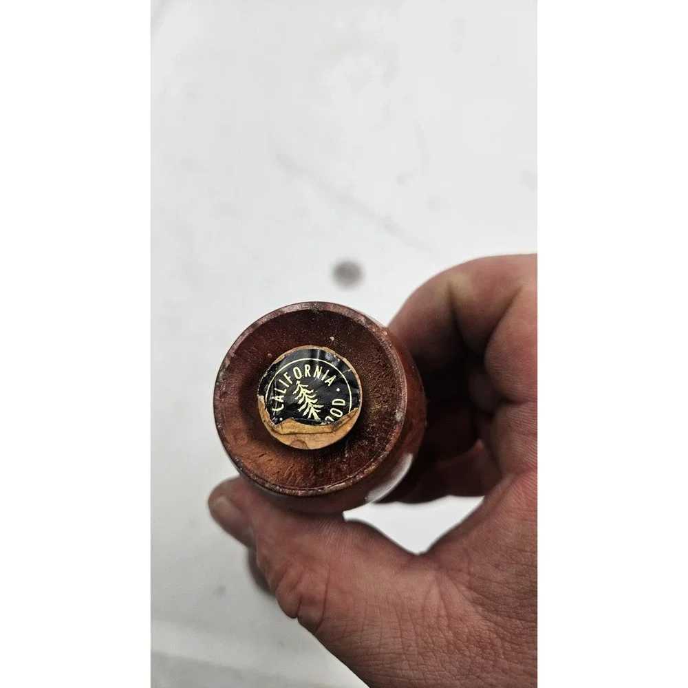 Vintage California Redwood Salt & Pepper Shakers 2
